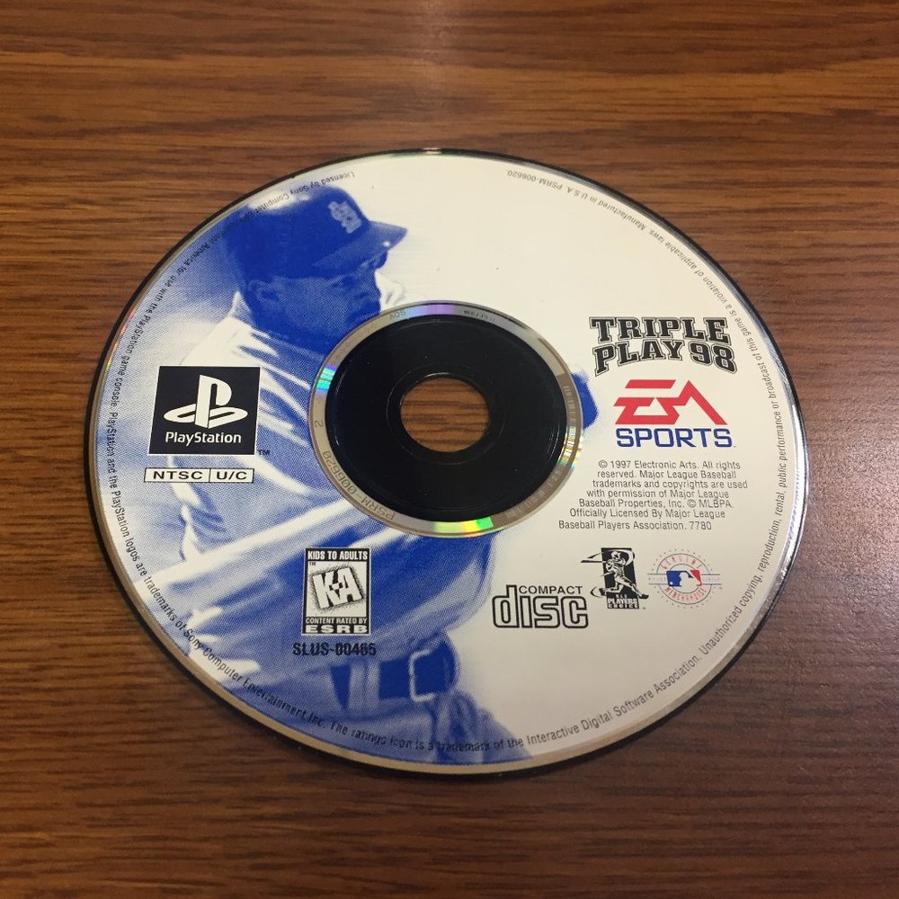 Triple Play 98 Sony Playstation 1 Disc Only